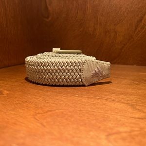Adidas Braided Stretch Golf Belt (Khaki)